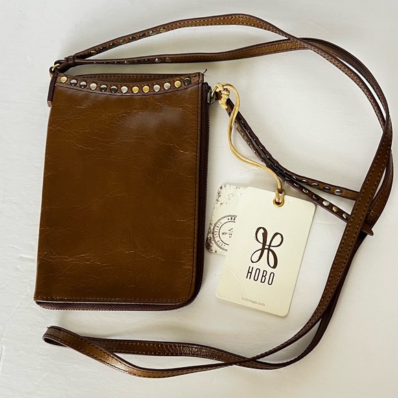 HOBO Bags Nwt Hobo Moxie Crossbody Wallet In Brown Leather Poshmark
